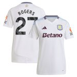 AVFC aston villa adidas away shirt 2024-25 – womens with rogers 27 printing Collection | Official Aston Villa Kits and Apparel