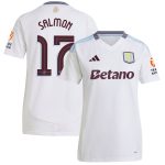 AVFC aston villa adidas away shirt 2024-25 – womens with salmon 17 cup printing Collection | Official Aston Villa Kits and Apparel