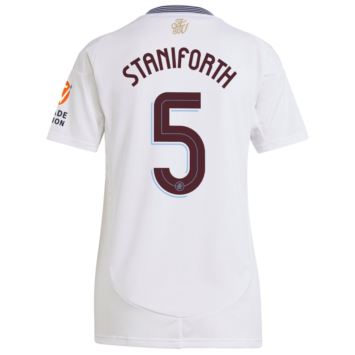 AVFC aston villa adidas away shirt 2024-25 – womens with staniforth 5 cup printing Collection | Official Aston Villa Kits and Apparel