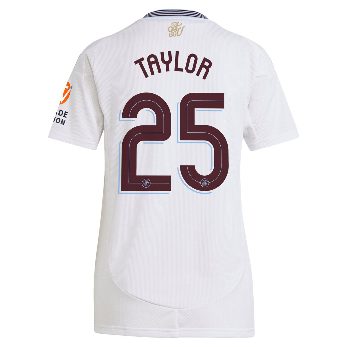 AVFC aston villa adidas away shirt 2024-25 – womens with taylor 25 cup printing Collection | Official Aston Villa Kits and Apparel