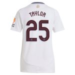AVFC aston villa adidas away shirt 2024-25 – womens with taylor 25 cup printing Collection | Official Aston Villa Kits and Apparel
