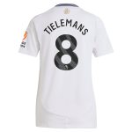 AVFC aston villa adidas away shirt 2024-25 – womens with tielemans 8 printing Collection | Official Aston Villa Kits and Apparel