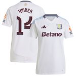 AVFC aston villa adidas away shirt 2024-25 – womens with turner 14 cup printing Collection | Official Aston Villa Kits and Apparel