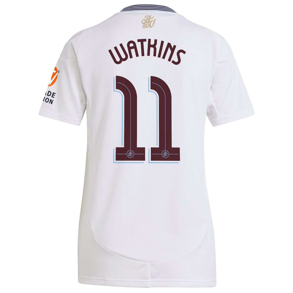 AVFC aston villa adidas away shirt 2024-25 – womens with watkins 11 cup printing Collection | Official Aston Villa Kits and Apparel