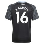AVFC aston villa adidas away shirt 2025-26 – kids with a.garcía 16 printing Collection | Official Aston Villa Kits and Apparel