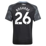 AVFC aston villa adidas away shirt 2025-26 – kids with bogarde 26 printing Collection | Official Aston Villa Kits and Apparel