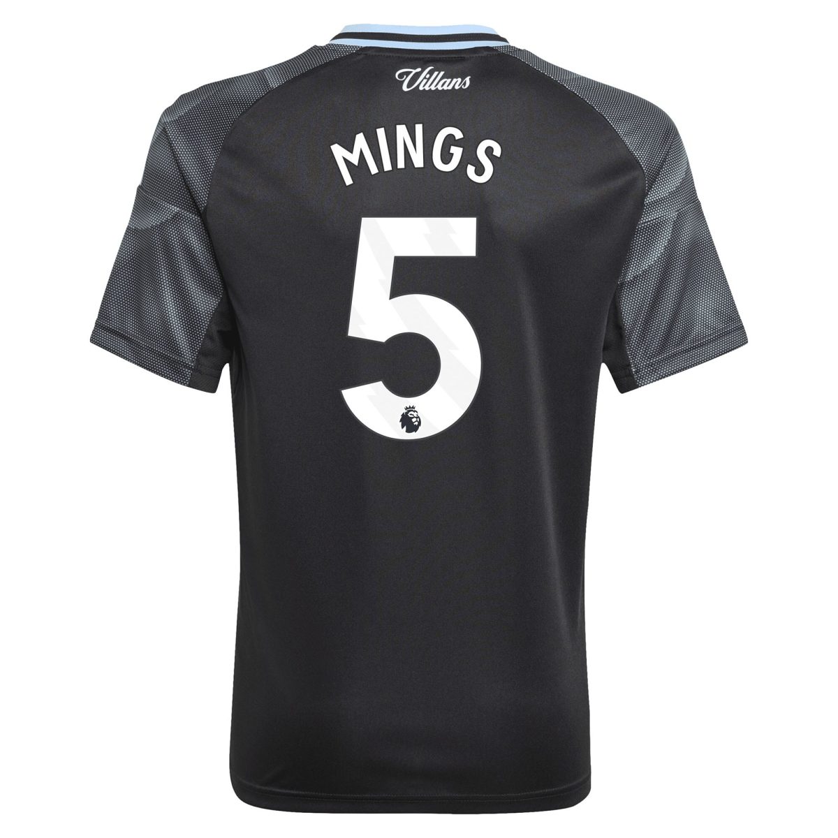 AVFC aston villa adidas away shirt 2025-26 – kids with mings 5 printing Collection | Official Aston Villa Kits and Apparel