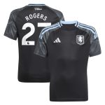 AVFC aston villa adidas away shirt 2025-26 – kids with rogers 27 printing Collection | Official Aston Villa Kits and Apparel
