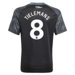 AVFC aston villa adidas away shirt 2025-26 – kids with tielemans 8 printing Collection | Official Aston Villa Kits and Apparel
