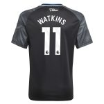 AVFC aston villa adidas away shirt 2025-26 – kids with watkins 11 printing Collection | Official Aston Villa Kits and Apparel
