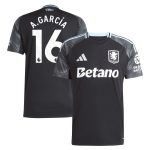 AVFC aston villa adidas away shirt 2025-26 with a.garcía 16 printing Collection | Official Aston Villa Kits and Apparel