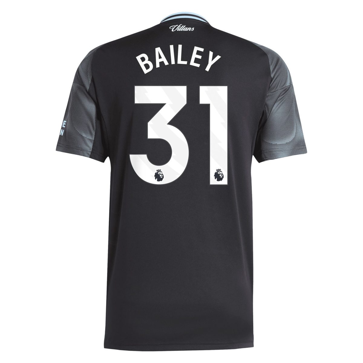AVFC aston villa adidas away shirt 2025-26 with bailey 31 printing Collection | Official Aston Villa Kits and Apparel