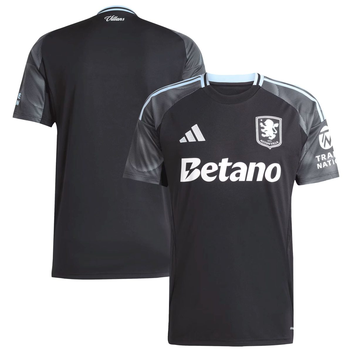 AVFC aston villa adidas away shirt 2025-26 with custom printing Collection | Official Aston Villa Kits and Apparel