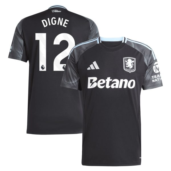 AVFC aston villa adidas away shirt 2025-26 with digne 12 printing Collection | Official Aston Villa Kits and Apparel