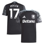 AVFC aston villa adidas away shirt 2025-26 with malen 17 printing Collection | Official Aston Villa Kits and Apparel