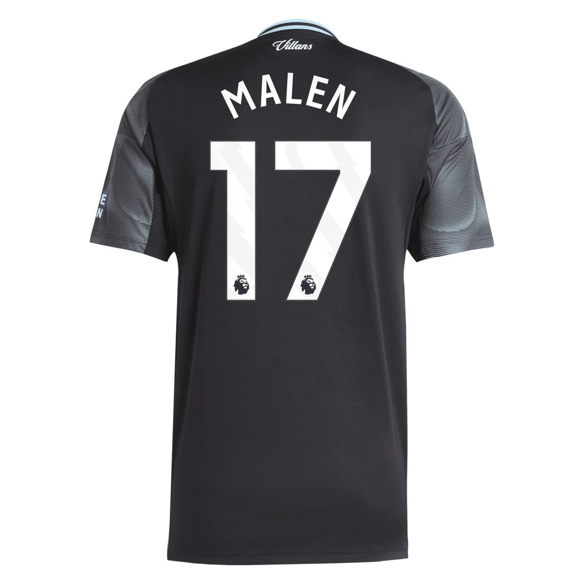 AVFC aston villa adidas away shirt 2025-26 with malen 17 printing Collection | Official Aston Villa Kits and Apparel