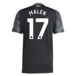 AVFC aston villa adidas away shirt 2025-26 with malen 17 printing Collection | Official Aston Villa Kits and Apparel
