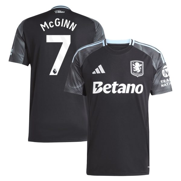 AVFC aston villa adidas away shirt 2025-26 with mcginn 7 printing Collection | Official Aston Villa Kits and Apparel