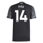 AVFC aston villa adidas away shirt 2025-26 with pau 14 printing Collection | Official Aston Villa Kits and Apparel