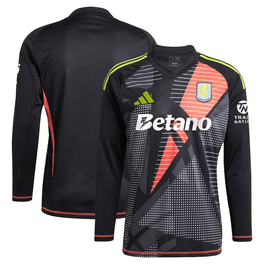 AVFC aston villa adidas goalkeeper shirt 2024-25 – long sleeve – 201964001 with custom printing Collection | Official Aston Villa Kits and Apparel