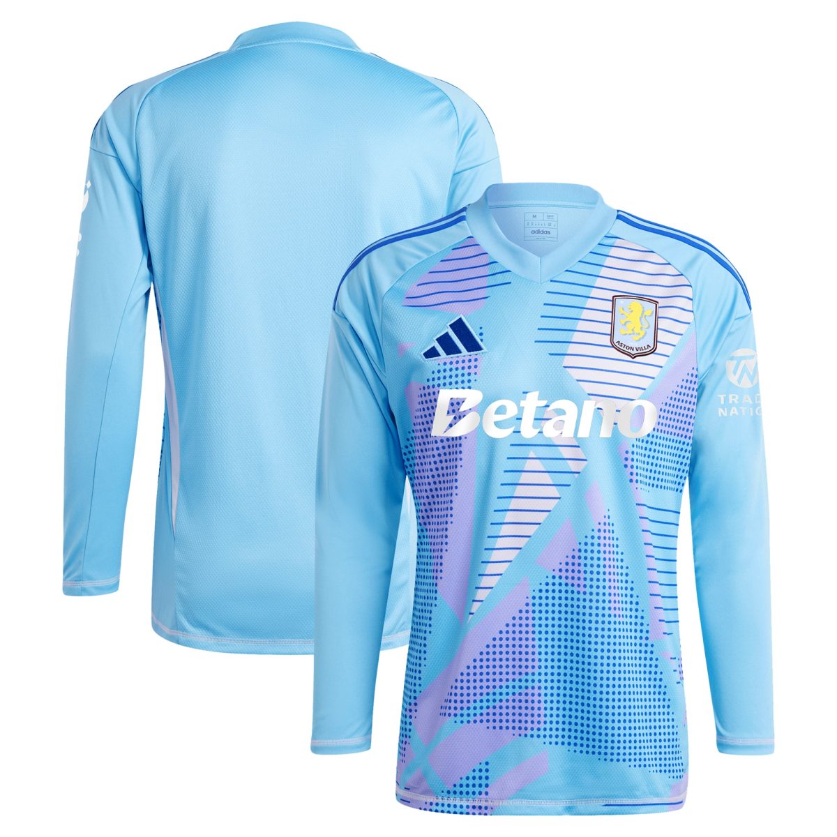 AVFC aston villa adidas goalkeeper shirt 2024-25 – long sleeve – 201964005 with custom printing Collection | Official Aston Villa Kits and Apparel
