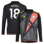 AVFC aston villa adidas goalkeeper shirt 2024-25 – long sleeve – kids with gauci 18 printing – 202029323 Collection | Official Aston Villa Kits and Apparel
