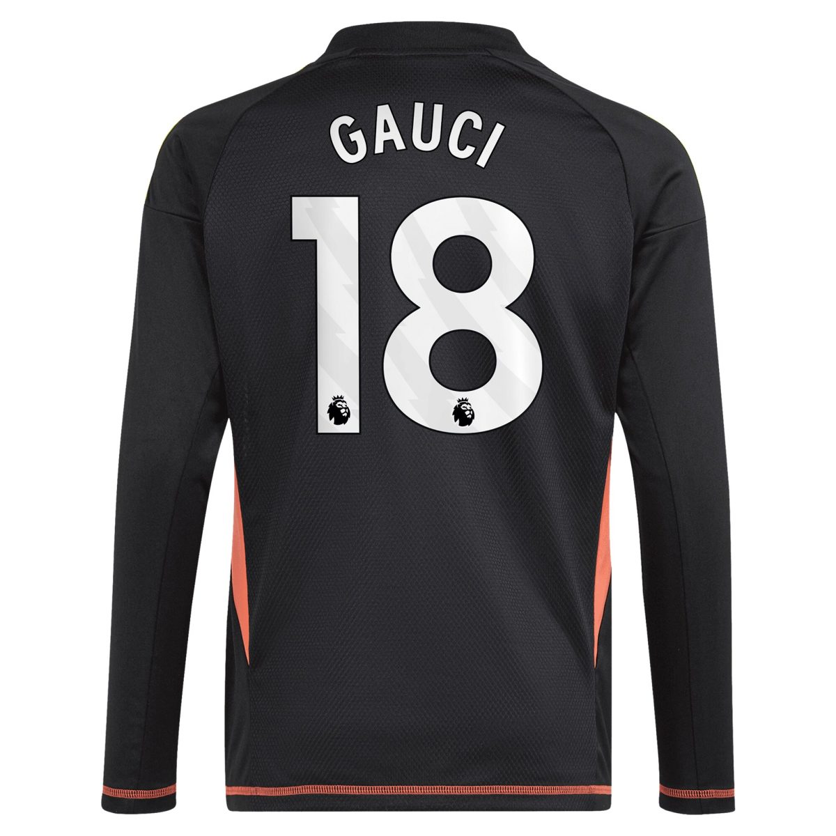 AVFC aston villa adidas goalkeeper shirt 2024-25 – long sleeve – kids with gauci 18 printing – 202029323 Collection | Official Aston Villa Kits and Apparel