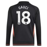 AVFC aston villa adidas goalkeeper shirt 2024-25 – long sleeve – kids with gauci 18 printing – 202029323 Collection | Official Aston Villa Kits and Apparel