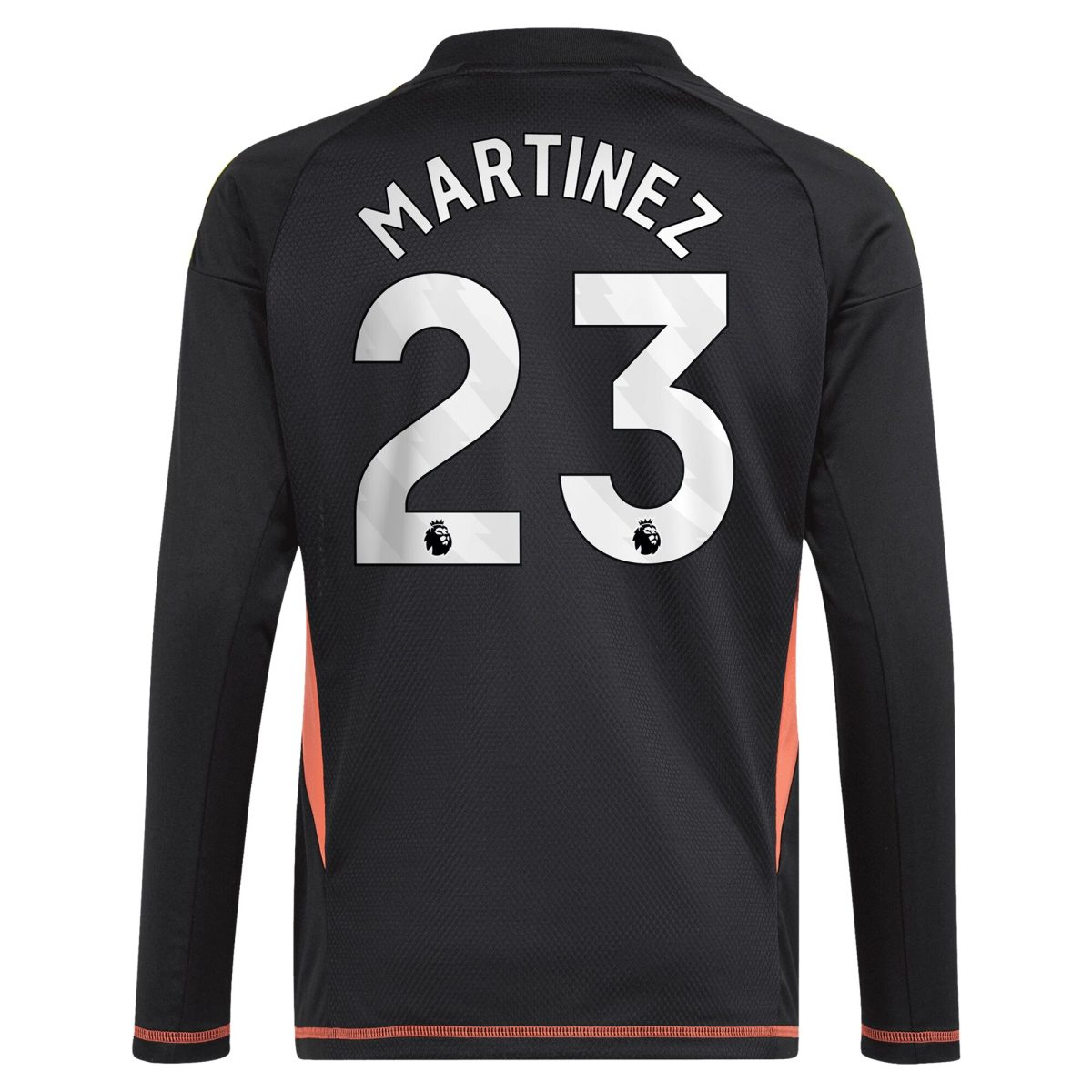 AVFC aston villa adidas goalkeeper shirt 2024-25 – long sleeve – kids with martinez 23 printing – 202029325 Collection | Official Aston Villa Kits and Apparel