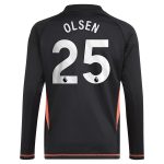 AVFC aston villa adidas goalkeeper shirt 2024-25 – long sleeve – kids with olsen 25 printing – 202029322 Collection | Official Aston Villa Kits and Apparel