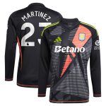 AVFC aston villa adidas goalkeeper shirt 2024-25 – long sleeve with martinez 23 printing – 202028938 Collection | Official Aston Villa Kits and Apparel