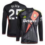 AVFC aston villa adidas goalkeeper shirt 2024-25 – long sleeve with olsen 25 printing – 202028939 Collection | Official Aston Villa Kits and Apparel