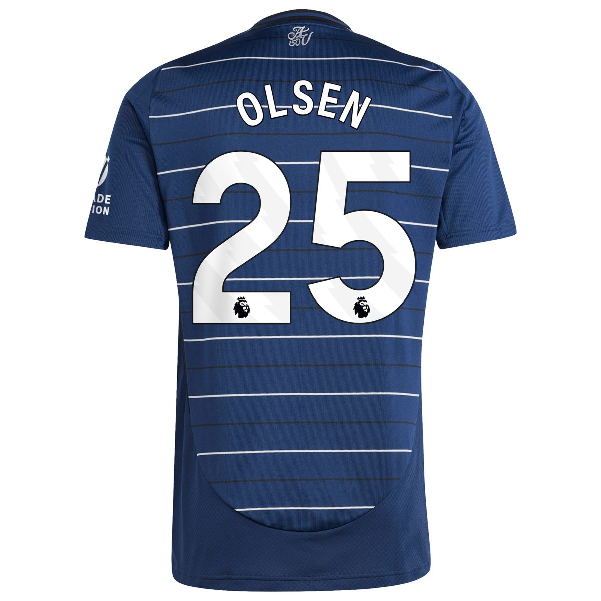 AVFC aston villa adidas goalkeeper shirt 2024-25 – long sleeve with olsen 25 printing – 202030975 Collection | Official Aston Villa Kits and Apparel