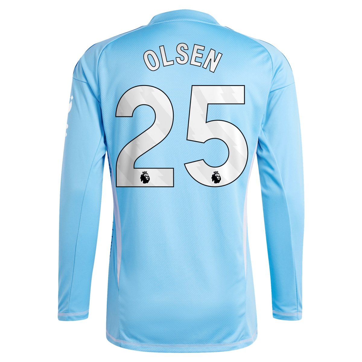 AVFC aston villa adidas goalkeeper shirt 2024-25 – long sleeve with olsen 25 printing – 202030976 Collection | Official Aston Villa Kits and Apparel