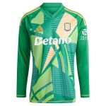 AVFC aston villa adidas goalkeeper shirt 2024-25 – long sleeve with olsen 25 printing Collection | Official Aston Villa Kits and Apparel