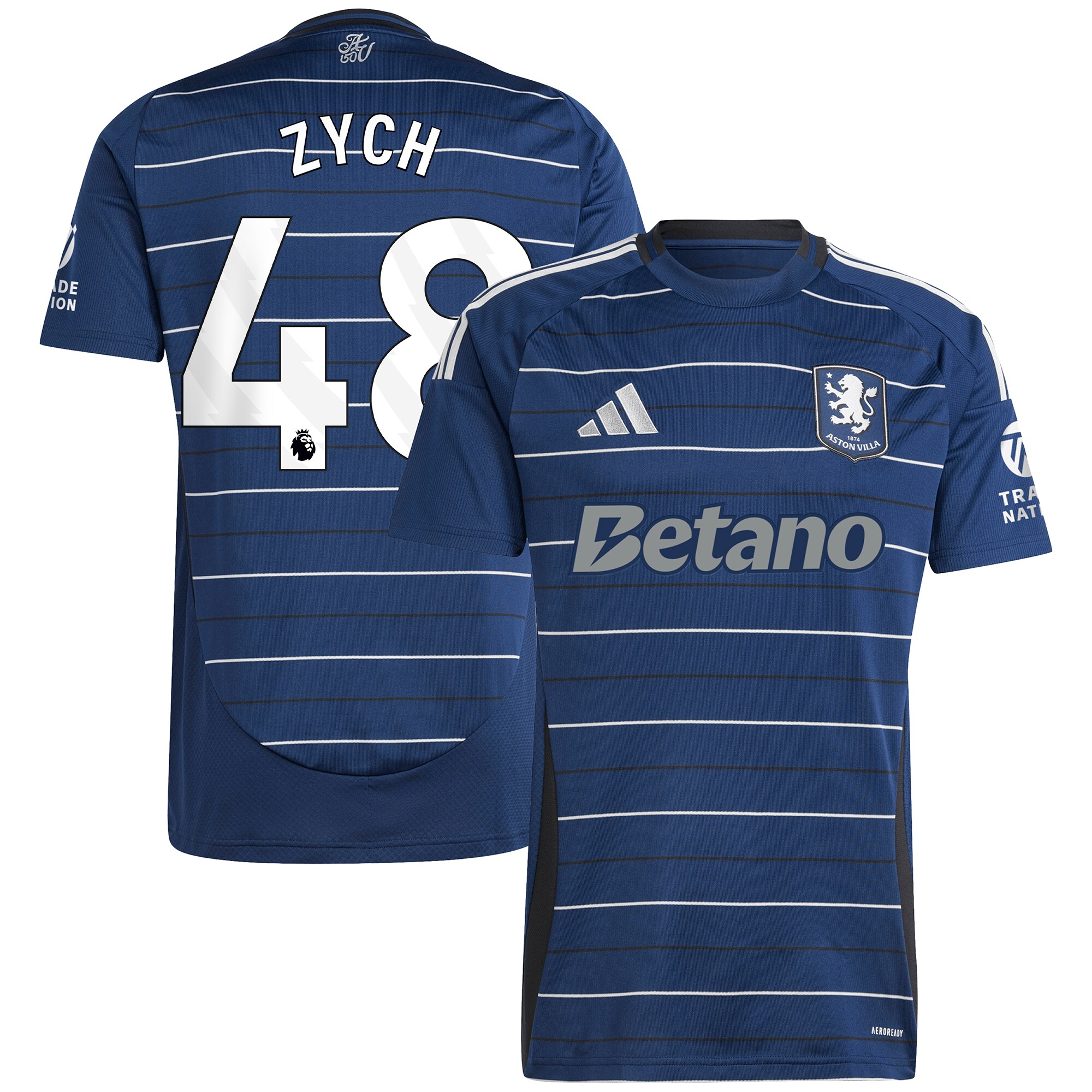 AVFC aston villa adidas goalkeeper shirt 2024-25 – long sleeve with zych 48 printing – 202153093 Collection | Official Aston Villa Kits and Apparel