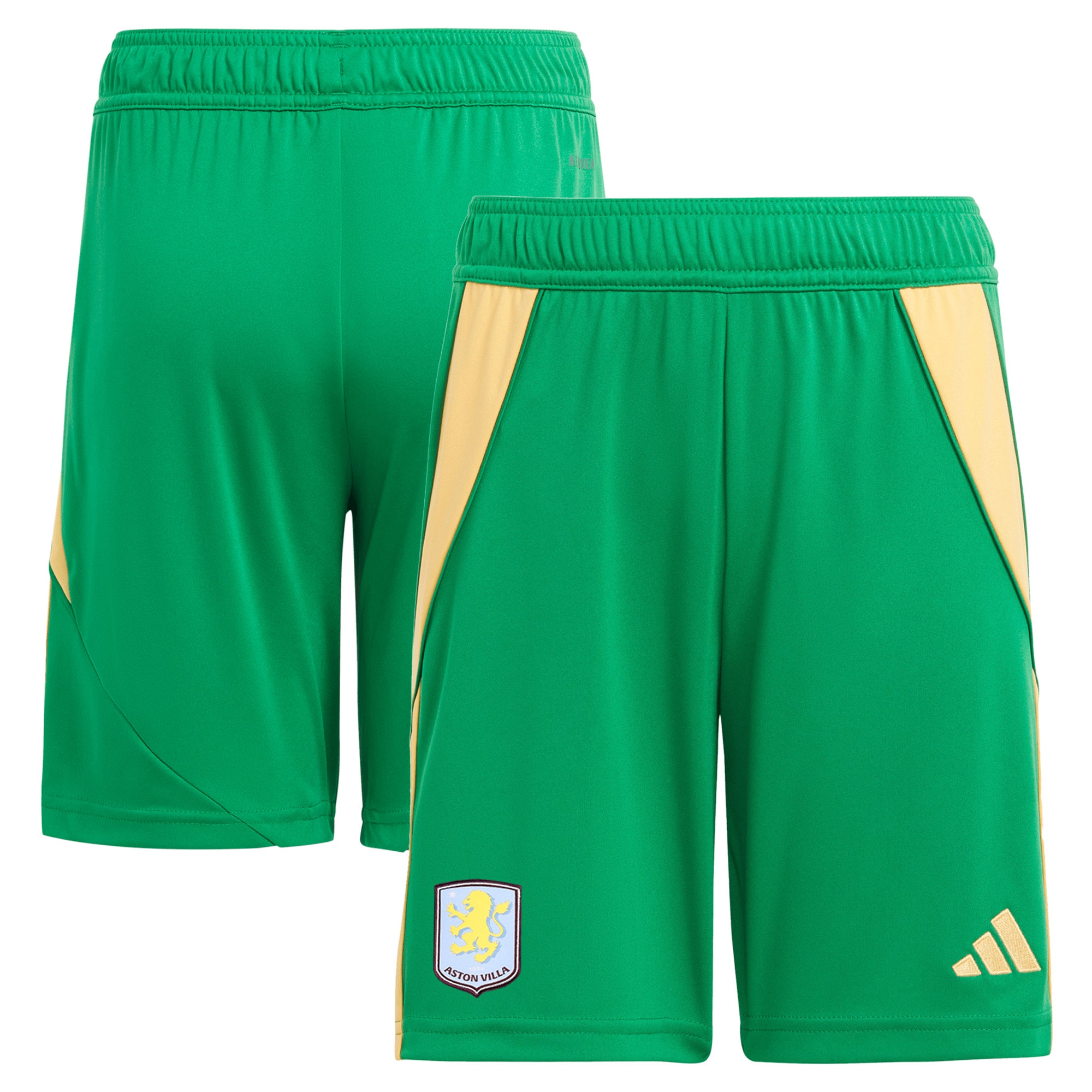 AVFC aston villa adidas goalkeeper shorts 2024-25 – kids – 201964012 with custom printing Collection | Official Aston Villa Kits and Apparel