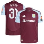 AVFC aston villa adidas home authentic shirt 2024-25 with bailey 31 cup printing Collection | Official Aston Villa Kits and Apparel