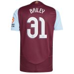 AVFC aston villa adidas home authentic shirt 2024-25 with bailey 31 cup printing Collection | Official Aston Villa Kits and Apparel