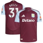 AVFC aston villa adidas home authentic shirt 2024-25 with bailey 31 printing Collection | Official Aston Villa Kits and Apparel