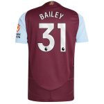 AVFC aston villa adidas home authentic shirt 2024-25 with bailey 31 printing Collection | Official Aston Villa Kits and Apparel