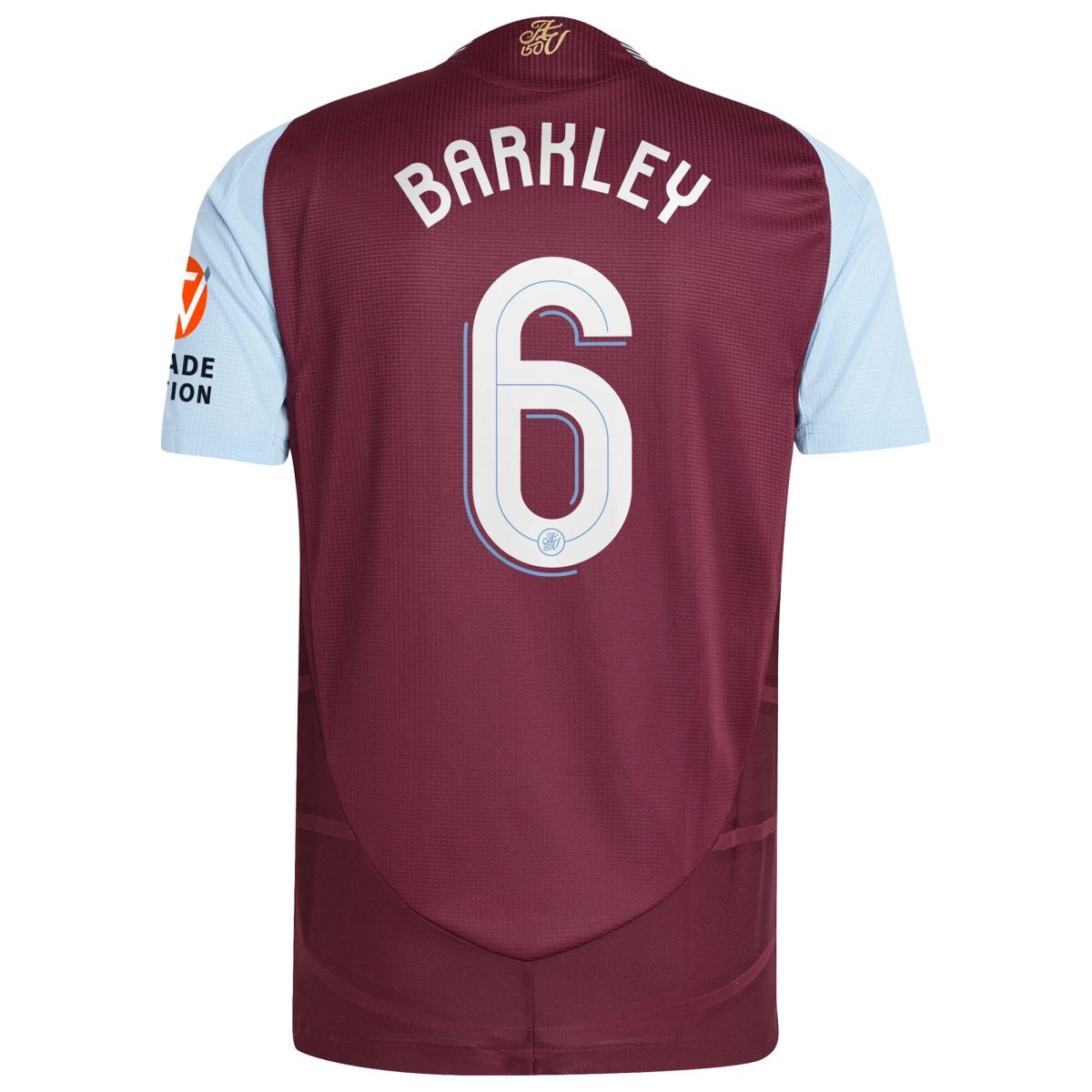 AVFC aston villa adidas home authentic shirt 2024-25 with barkley 6 cup printing Collection | Official Aston Villa Kits and Apparel
