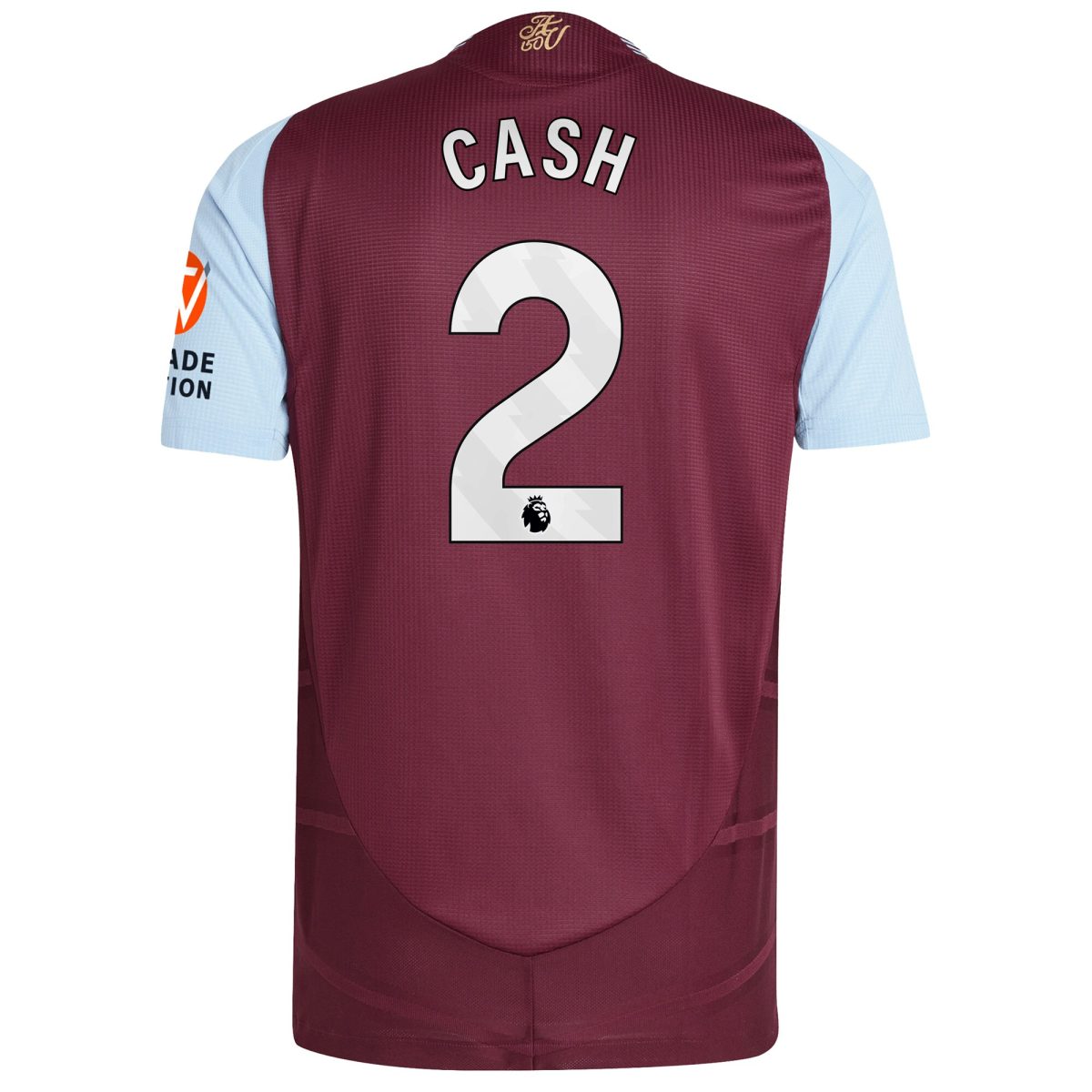 AVFC aston villa adidas home authentic shirt 2024-25 with cash 2 printing Collection | Official Aston Villa Kits and Apparel