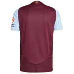 AVFC aston villa adidas home authentic shirt 2024-25 with custom printing Collection | Official Aston Villa Kits and Apparel