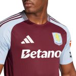 AVFC aston villa adidas home authentic shirt 2024-25 with custom printing Collection | Official Aston Villa Kits and Apparel