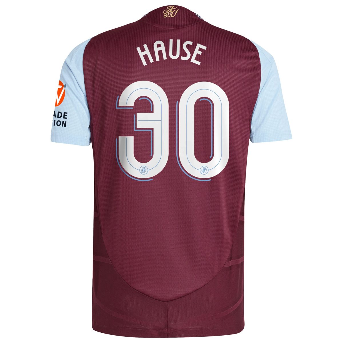 AVFC aston villa adidas home authentic shirt 2024-25 with hause 30 cup printing Collection | Official Aston Villa Kits and Apparel