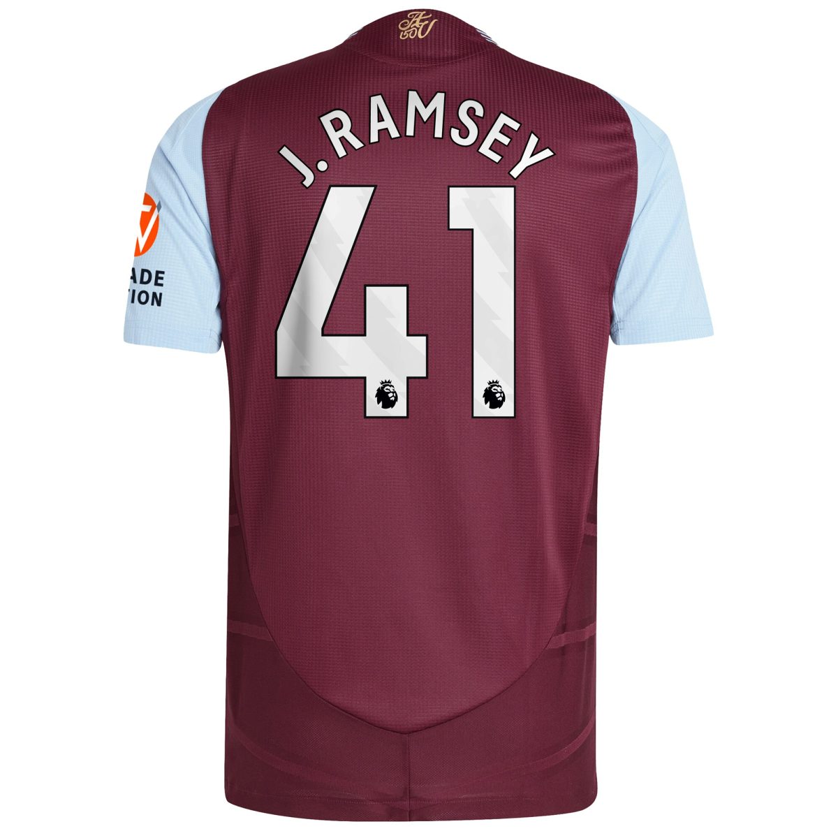 AVFC aston villa adidas home authentic shirt 2024-25 with j. ramsey 41 printing Collection | Official Aston Villa Kits and Apparel