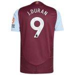 AVFC aston villa adidas home authentic shirt 2024-25 with j.duran 9 printing Collection | Official Aston Villa Kits and Apparel