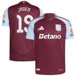 AVFC aston villa adidas home authentic shirt 2024-25 with jaden 19 cup printing Collection | Official Aston Villa Kits and Apparel