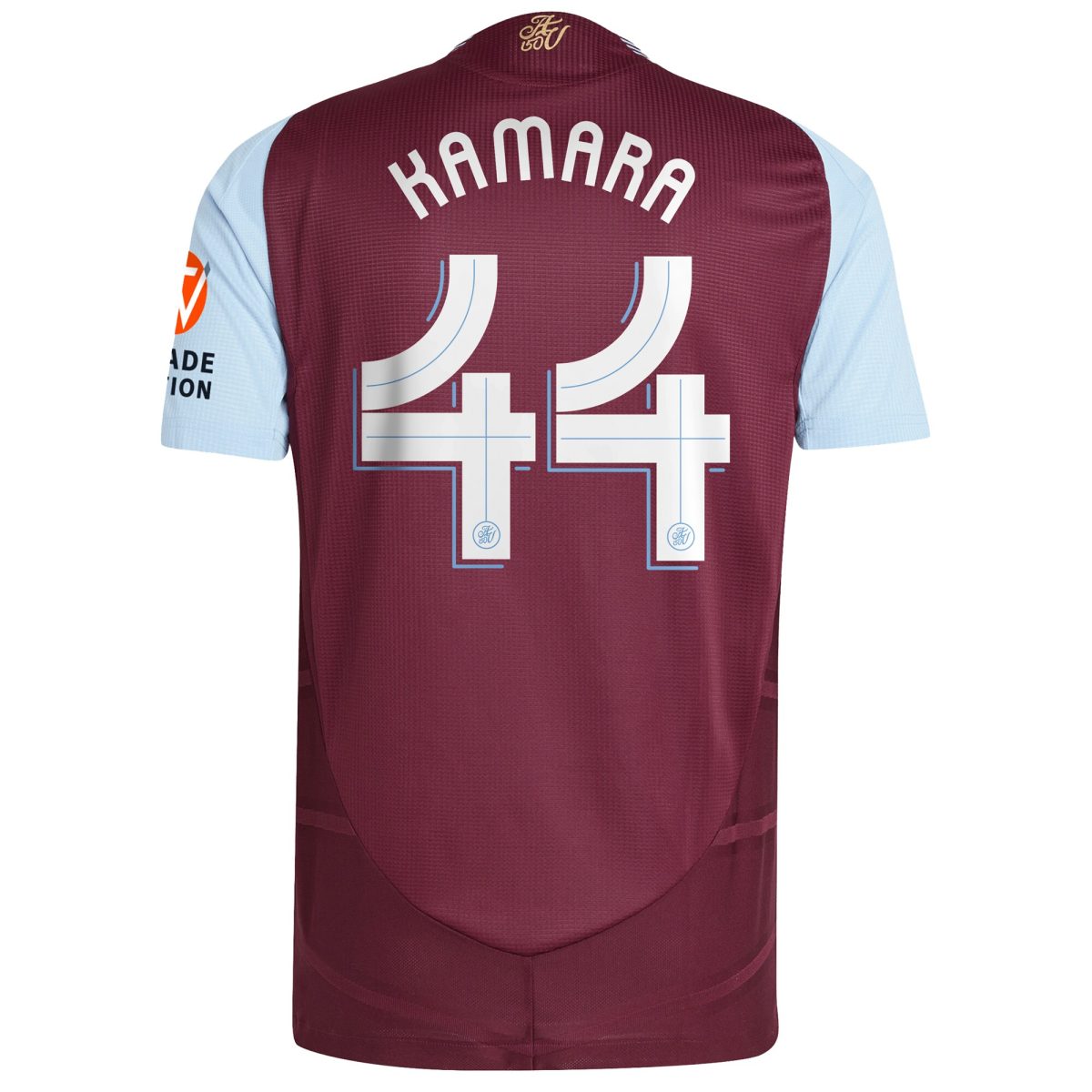 AVFC aston villa adidas home authentic shirt 2024-25 with kamara 44 cup printing Collection | Official Aston Villa Kits and Apparel